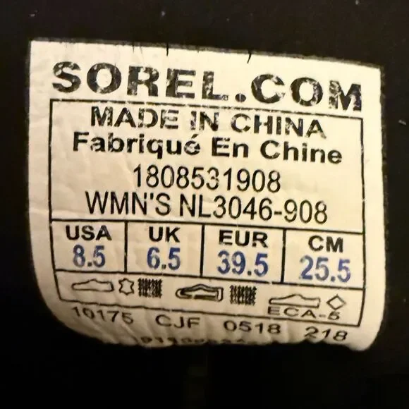 Sorel Arctic Wedge II Waterproof Lace Up Boots Redwood Brown Womens Leather - Picture 9 of 9